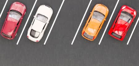 Parken und Fliegen